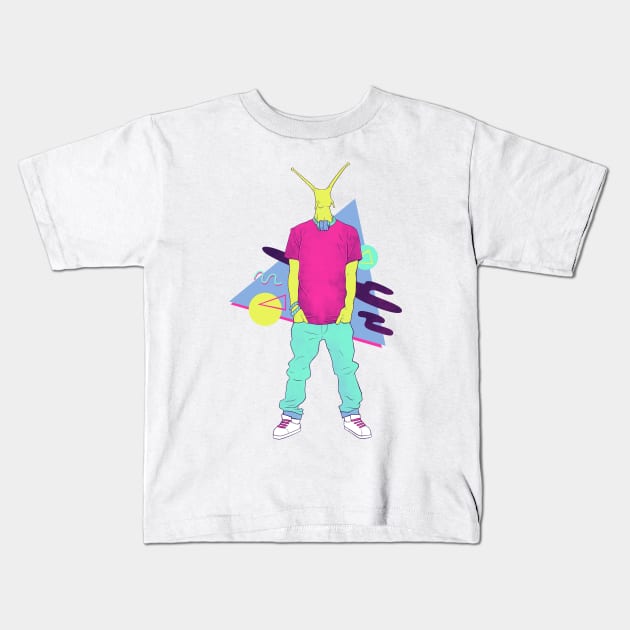 slug lyf Kids T-Shirt by strangethingsa